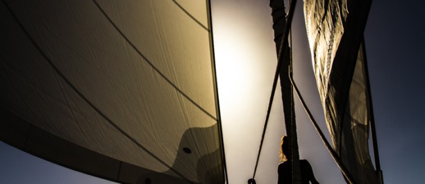 Manihiki, sailing accross the Atlantic